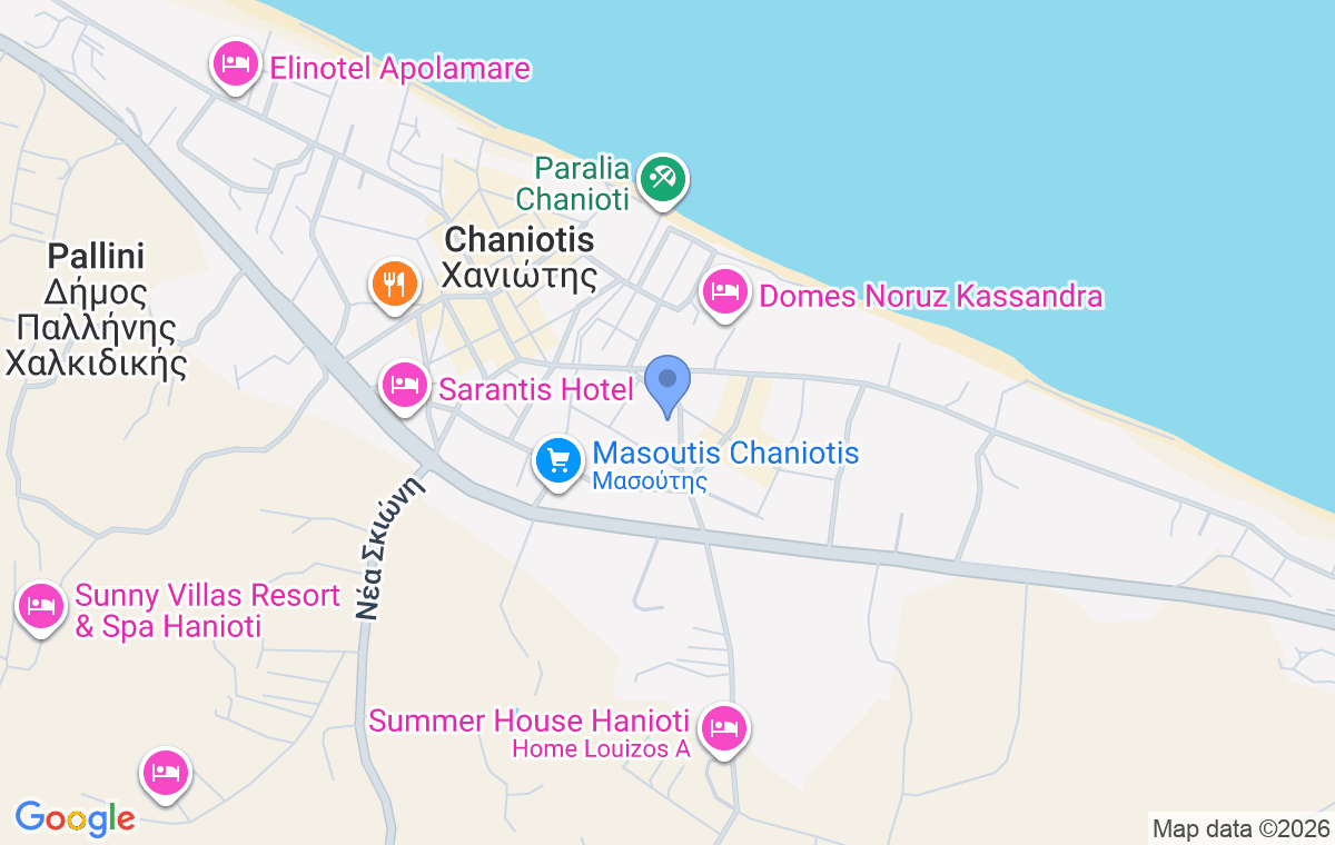 Accommodation location map