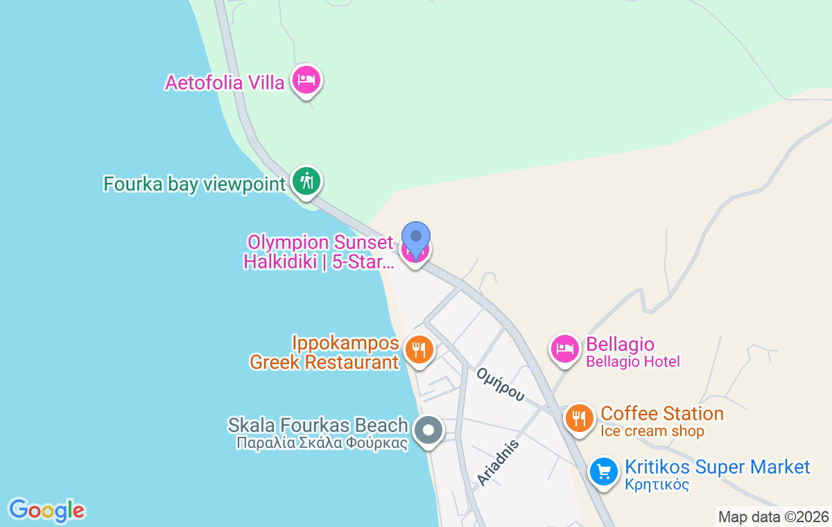 Accommodation location map