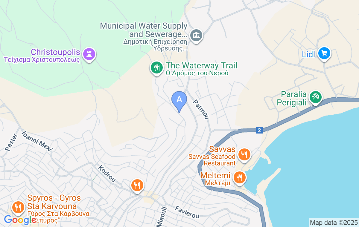 Accommodation location map