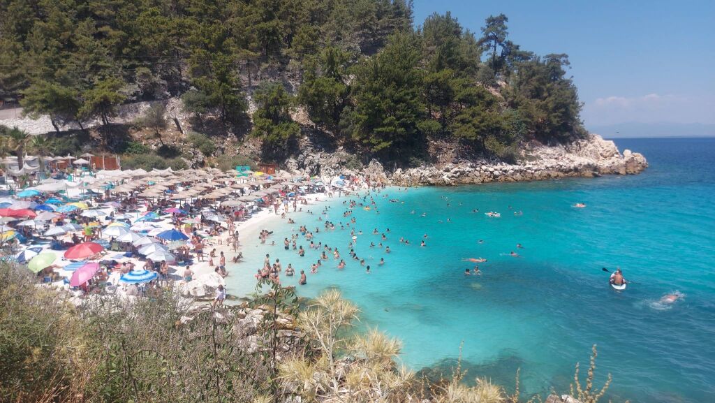 Tasos   mapa više od 40 plaža sa opisima i navigacijom