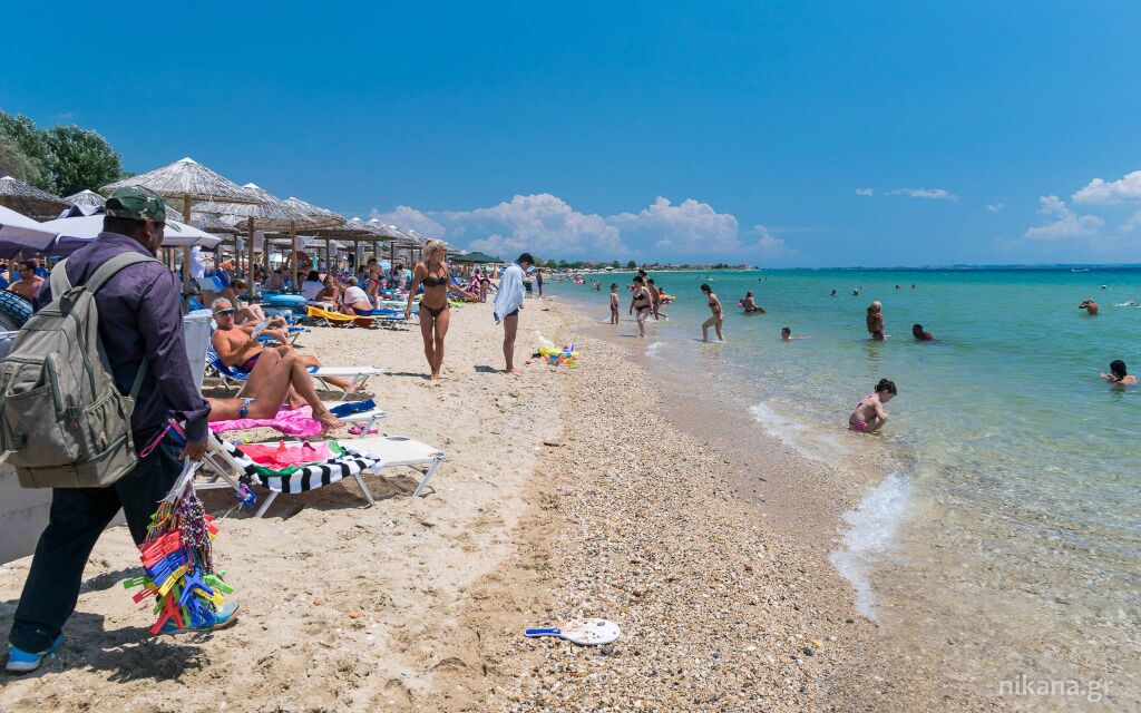 Nea Flogita i Nea Plagija, Nea Flogita, Kassandra