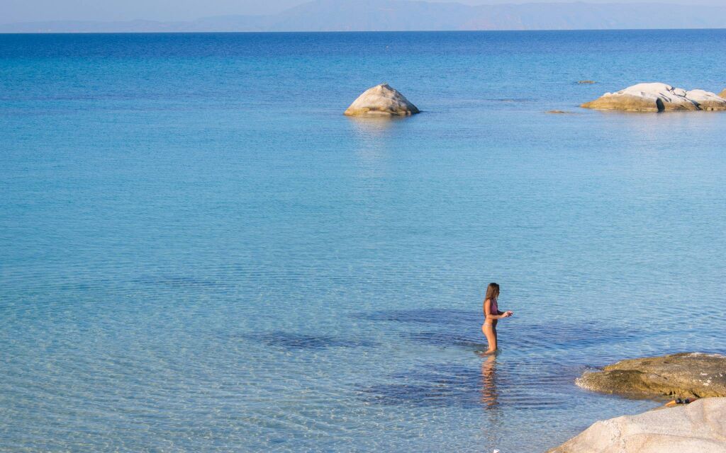 Orange Sithonia, obala Kavourotripes