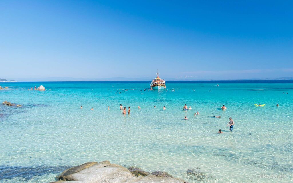 Orange Sithonia, obala Kavourotripes