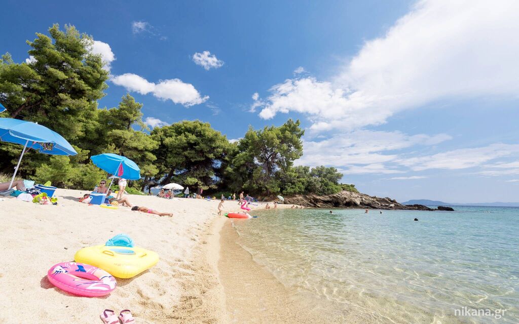 Lagomandra plaža, Neos Marmaras, Sithonia nosilac plave zastavice