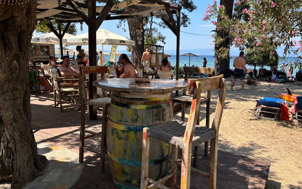Ariba plaža, Skala Rachoni, Thassos