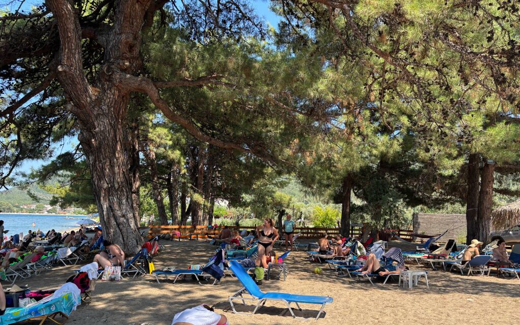 Ariba plaža, Skala Rachoni, Thassos