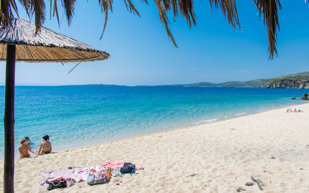Aretes plaža, Toroni, Sithonia