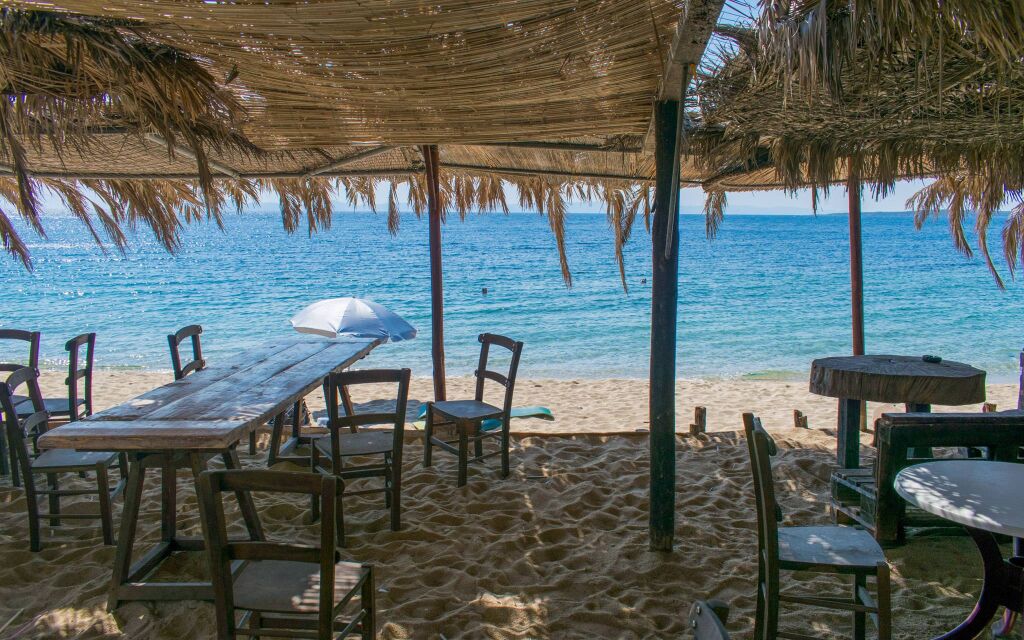 Aretes plaža, Toroni, Sithonia