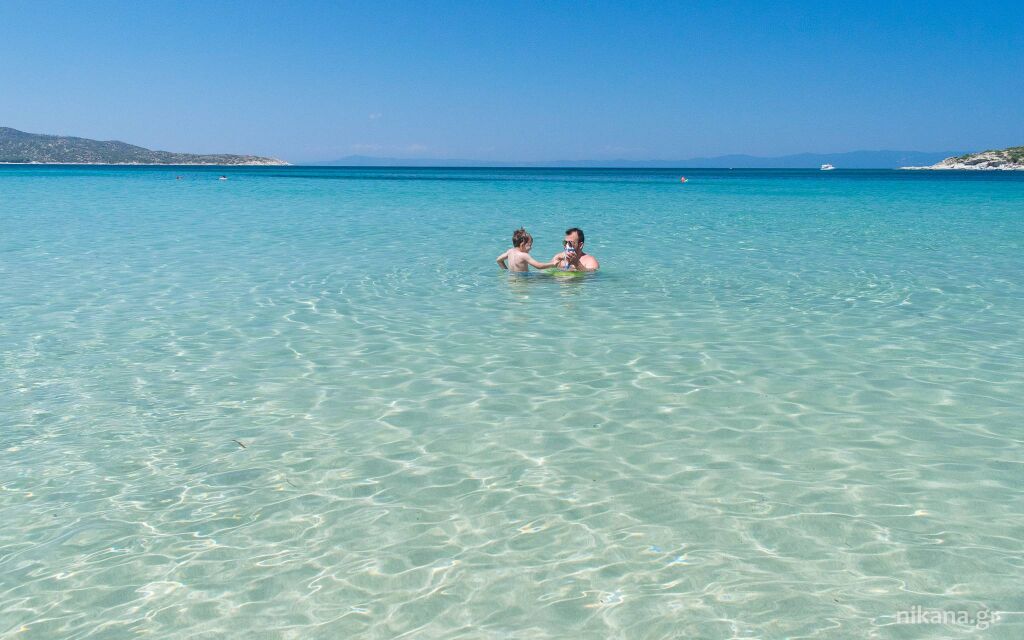 Klimataria plaža, Sykia, Sithonia omiljena svima