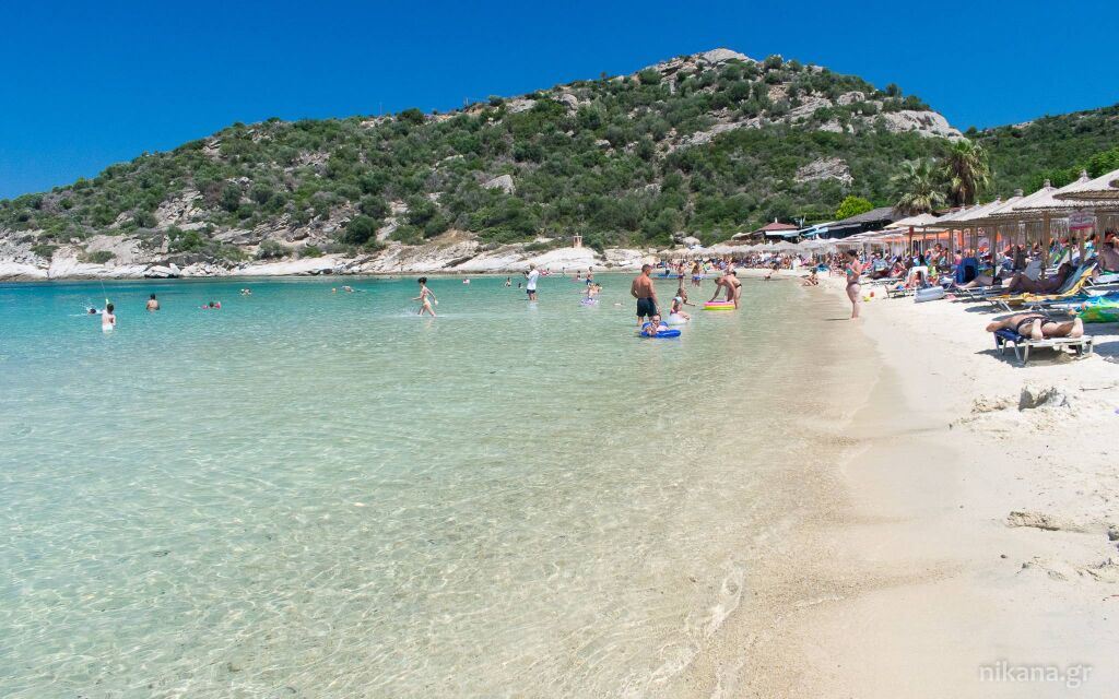 Klimataria plaža, Sykia, Sithonia