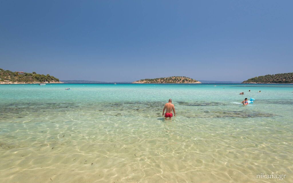 Lagonisi plaža, Ormos Panagias, Sithonia