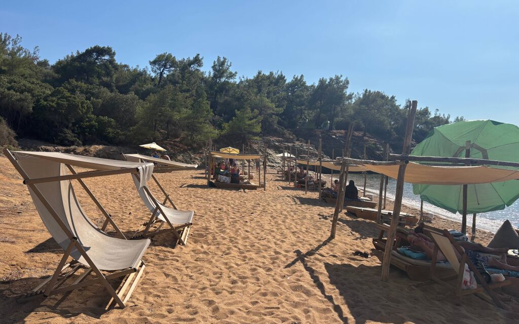 Salonikios plaža, Astris, Thassos