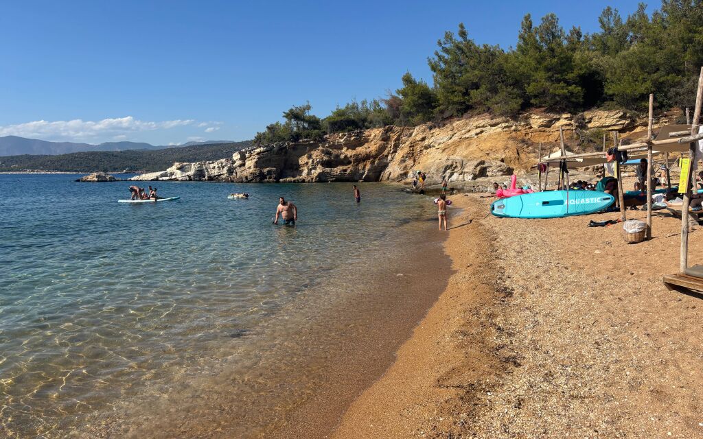 Salonikios plaža, Astris, Thassos