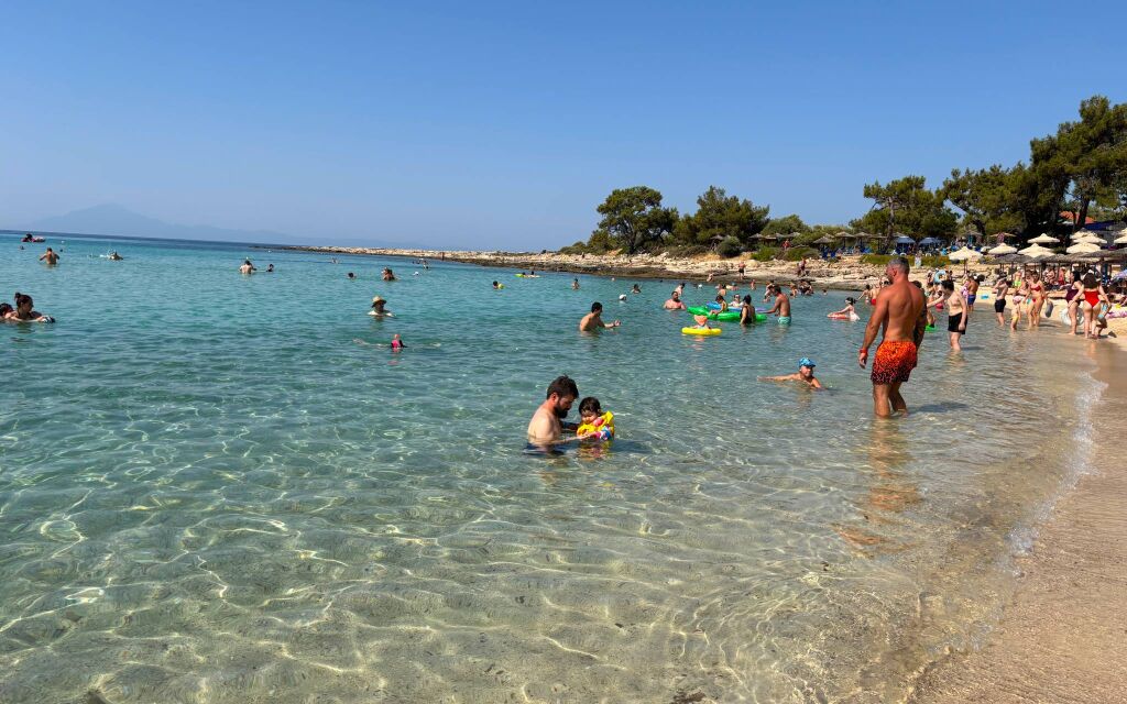 Psili Amos plaža, Potos, Thassos
