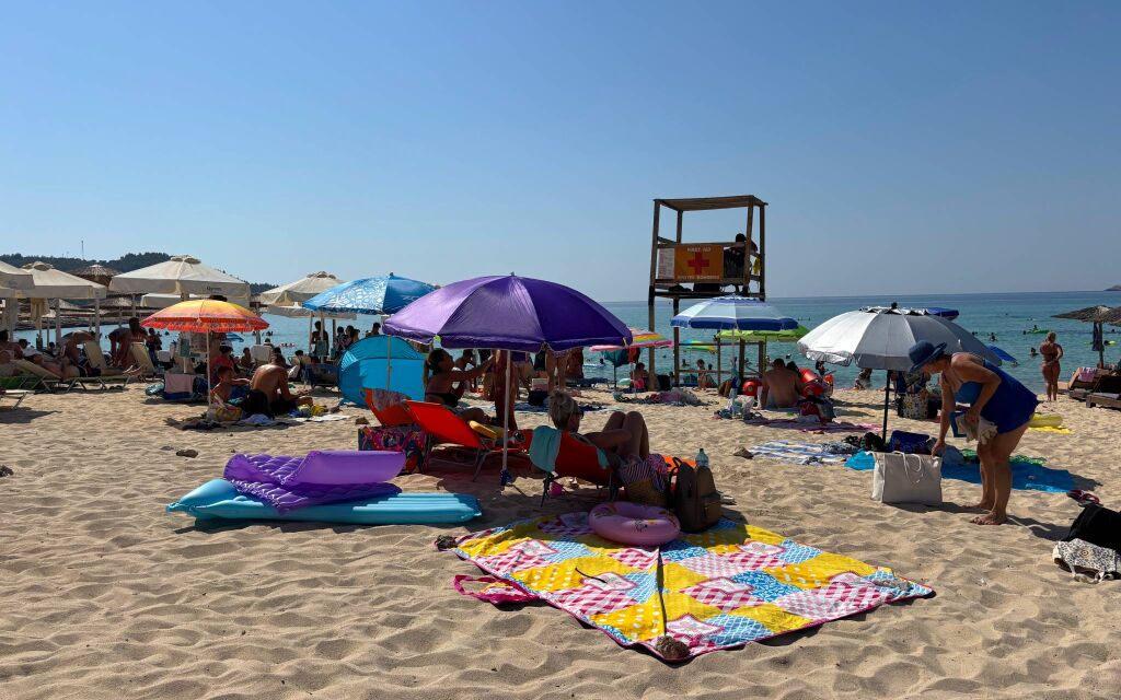 Psili Amos plaža, Potos, Thassos