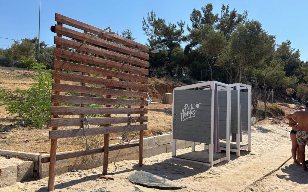 Psili Amos plaža, Potos, Thassos