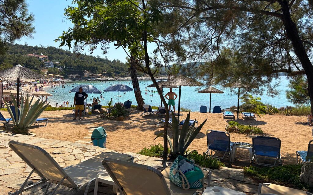 Psili Amos plaža, Potos, Thassos