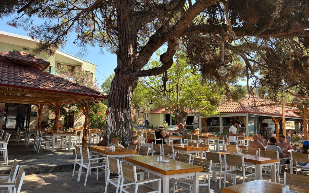 Psili Amos plaža, Potos, Thassos