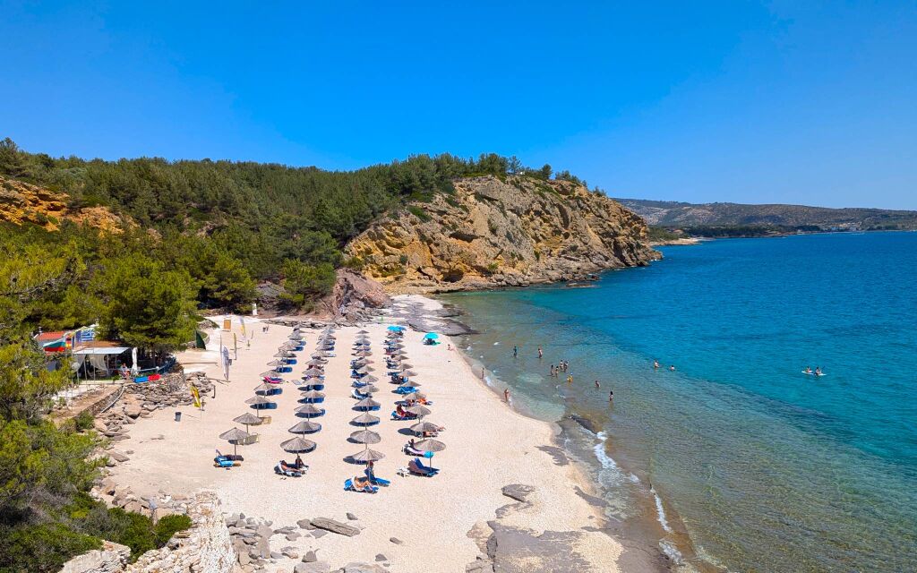 Metalia plaža, Limenaria, Thassos