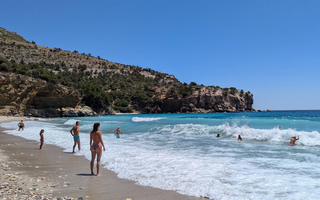 Livadi plaža, Alyki, Thassos