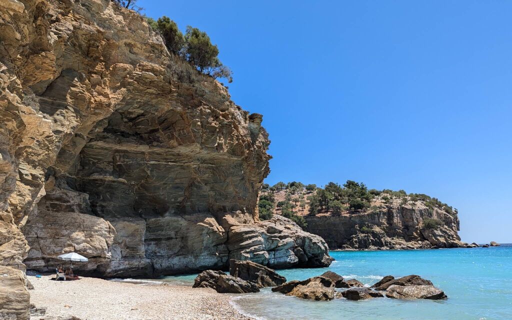 Livadi plaža, Alyki, Thassos