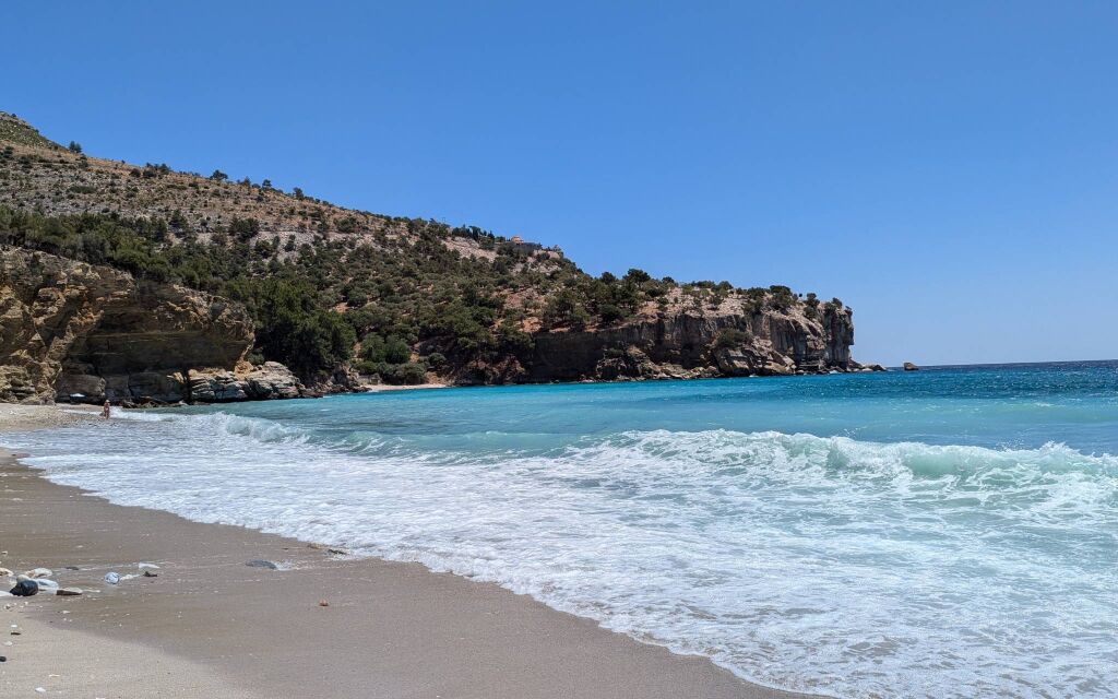 Livadi plaža, Alyki, Thassos