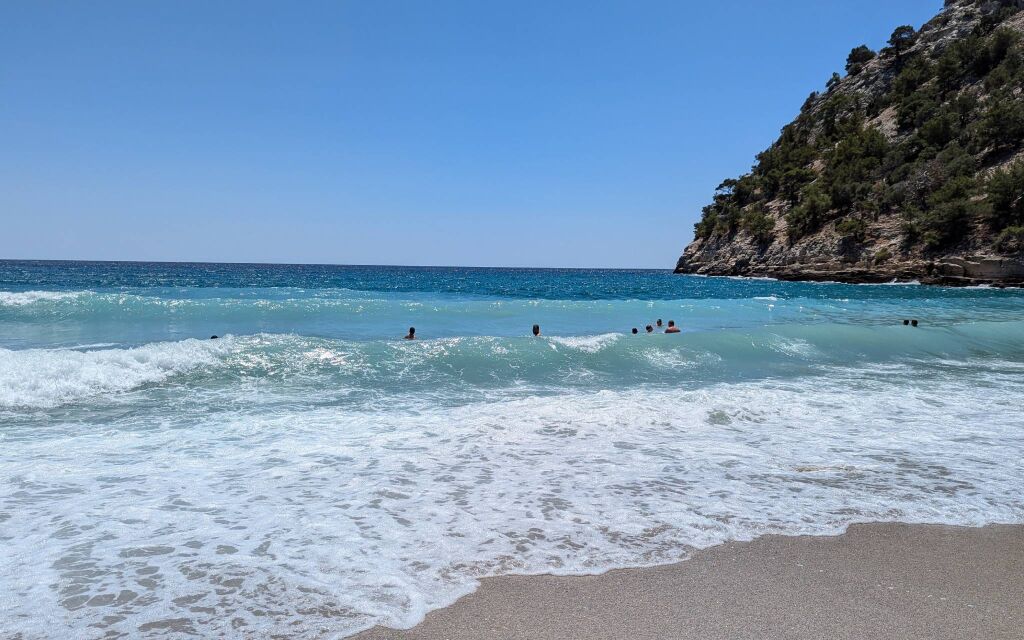 Livadi plaža, Alyki, Thassos