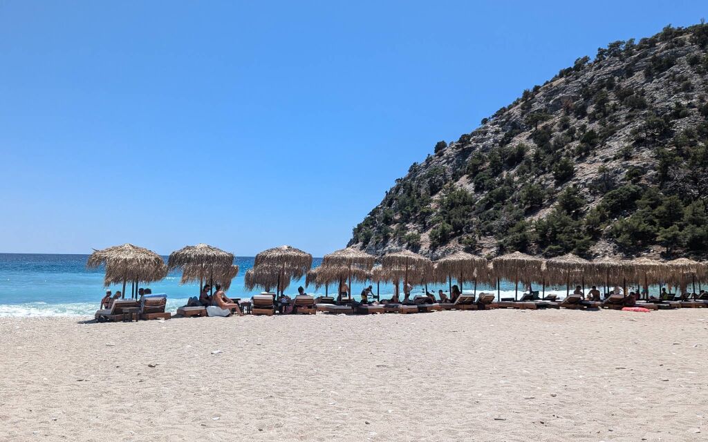 Livadi plaža, Alyki, Thassos