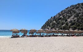 Livadi plaža, Alyki, Thassos
