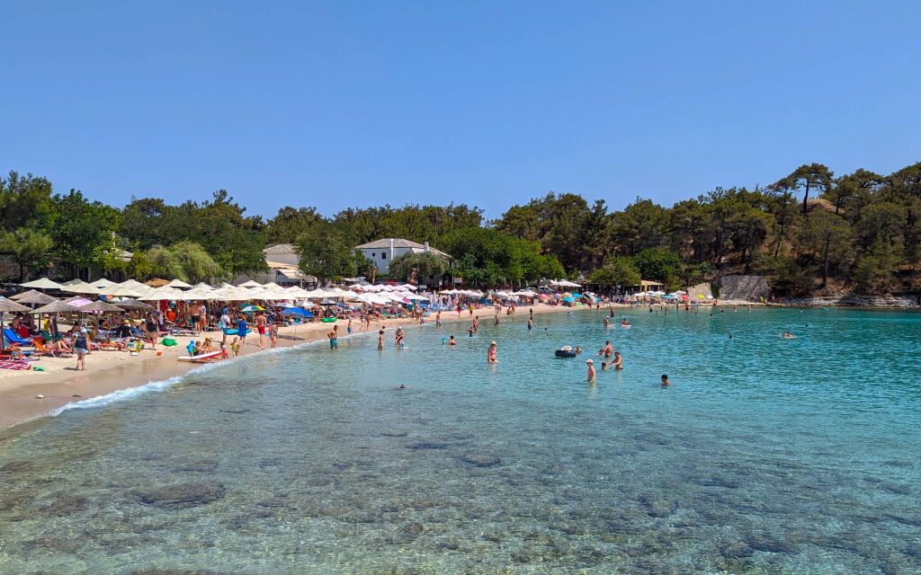 Aliki plaža, Alyki, Thassos