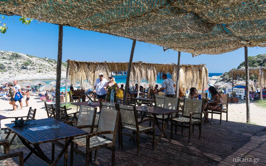 Agridia plaža, Sykia, Sithonia beach bar