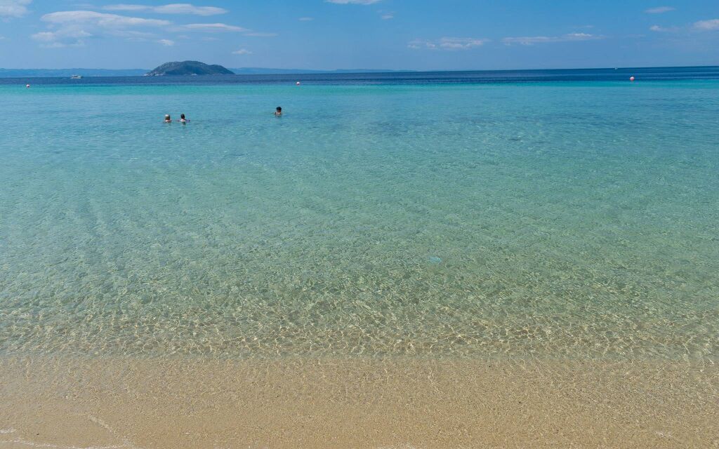 Gradska plaža u Neos Marmarasu, Neos Marmaras, Sithonia