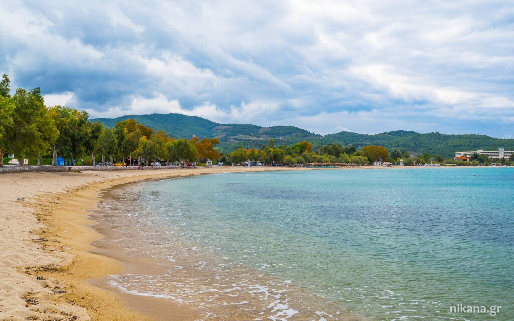 Gradska plaža u Neos Marmarasu, Neos Marmaras, Sithonia