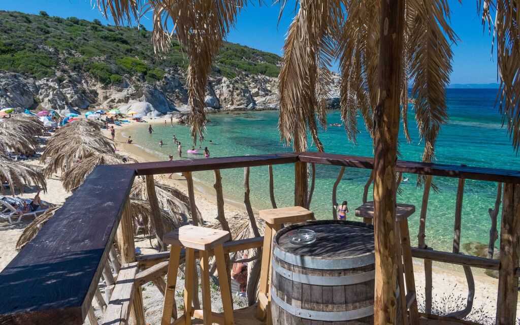 Tigania plaža, Sykia, Sithonia