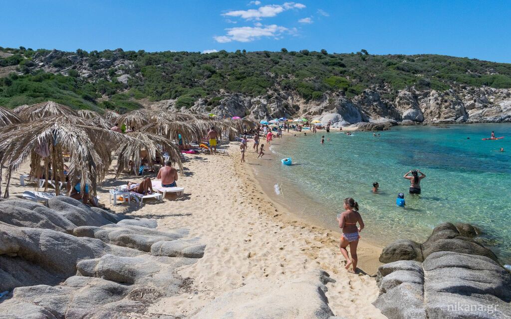 Tigania plaža, Sykia, Sithonia