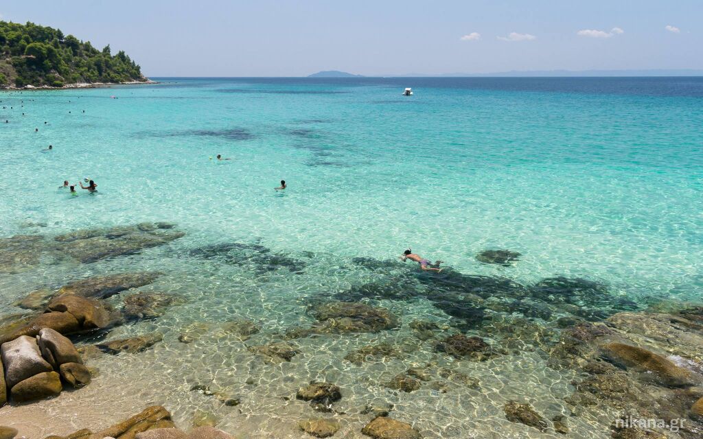 Koviou plaža, Nikiti, Sithonia