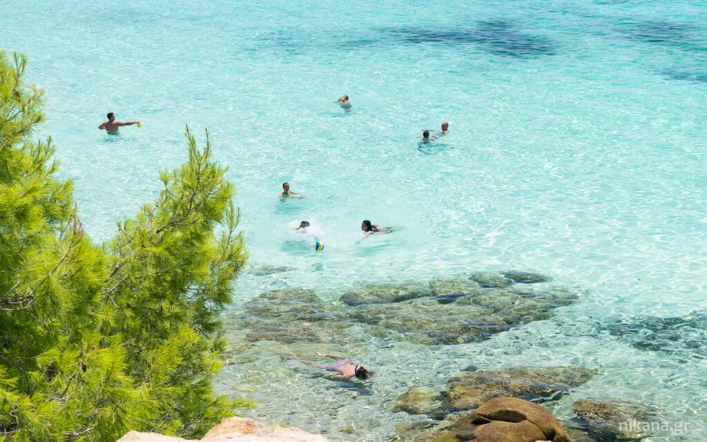 Koviou plaža, Nikiti, Sithonia idealna za ronjenje