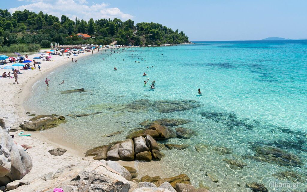 Koviou plaža, Nikiti, Sithonia jedna od omiljenih plaža