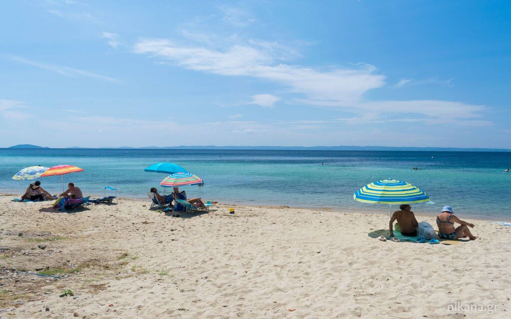 Gradska plaža u Nikitiju, Nikiti, Sithonia