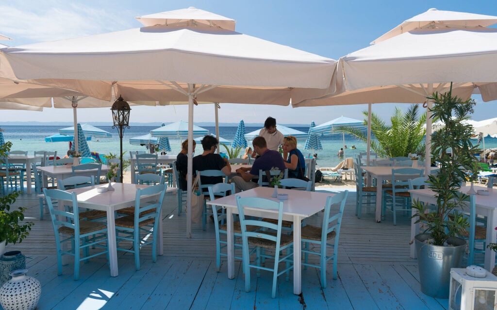 Gradska plaža u Nikitiju, Nikiti, Sithonia