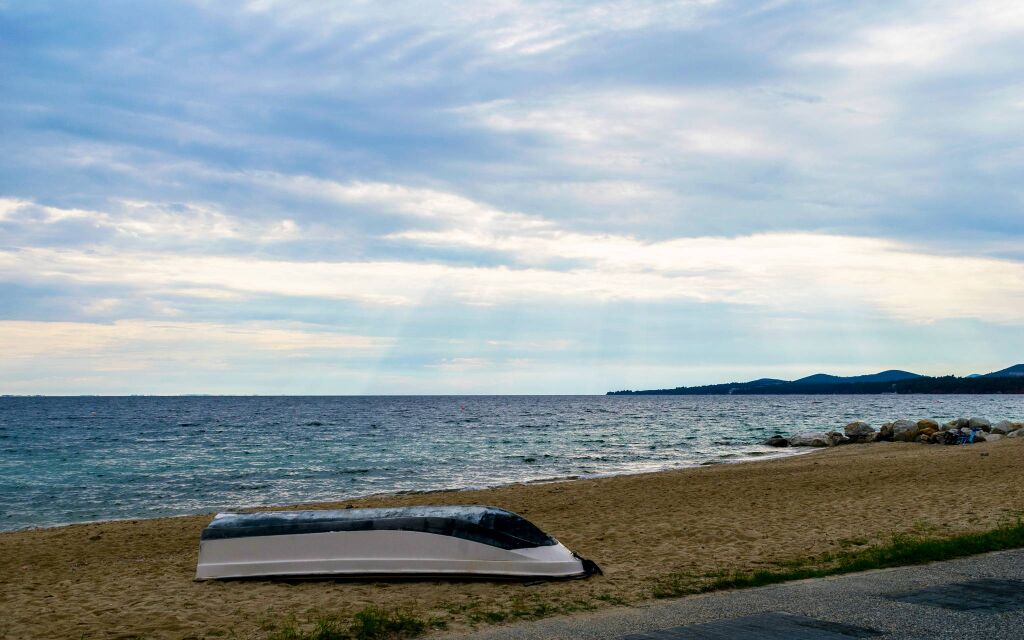 Gradska plaža u Nikitiju, Nikiti, Sithonia