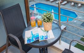 Sirens Fresh Studios, Limenas, Thassos, 3 Bed Studio, Pool View