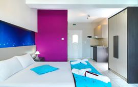 Irene Rooms, Skala Maries, Thassos, 3 Bed Studio, Second Floor, Anemos