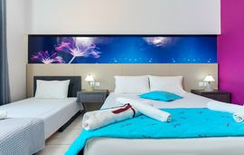 Irene Rooms, Skala Maries, Thassos, 3 Bed Studio, Second Floor, Anemos