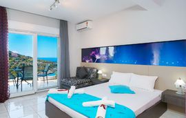 Irene Rooms, Skala Maries, Thassos, 3 Bed Studio, Second Floor, Anemos