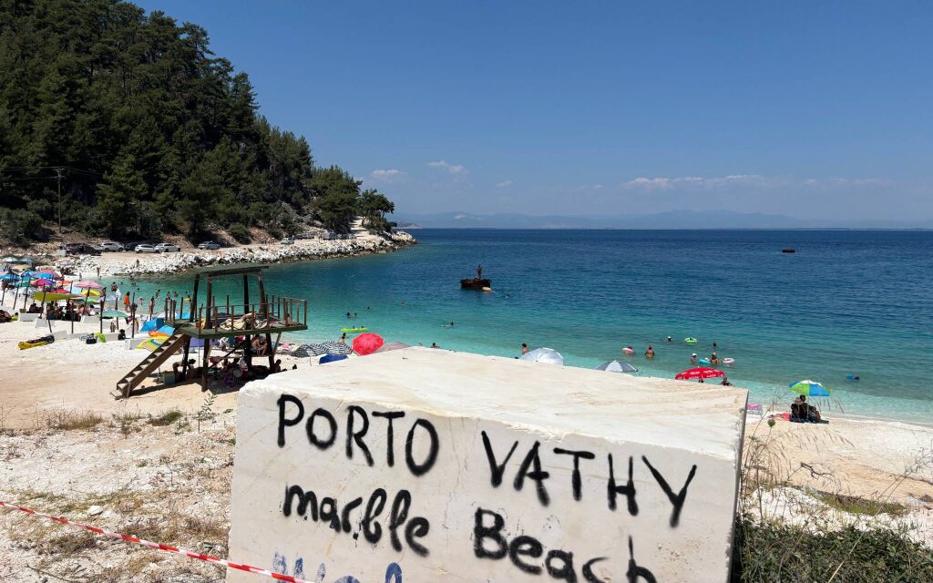 Porto Vati plaža, Tasos