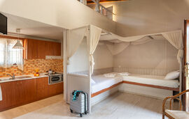 Anneta Studios, Sivota, Epirus, 4 bed studio, two-level