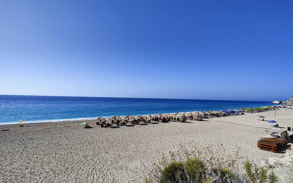 Kathisma plaža, Agios Nikitas, Lefkada