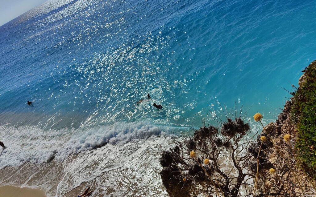 Kathisma plaža, Agios Nikitas, Lefkada