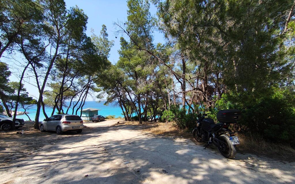 Mega Portokali plaža, Sarti, Sithonia